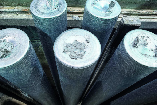 Continuous cast aluminum