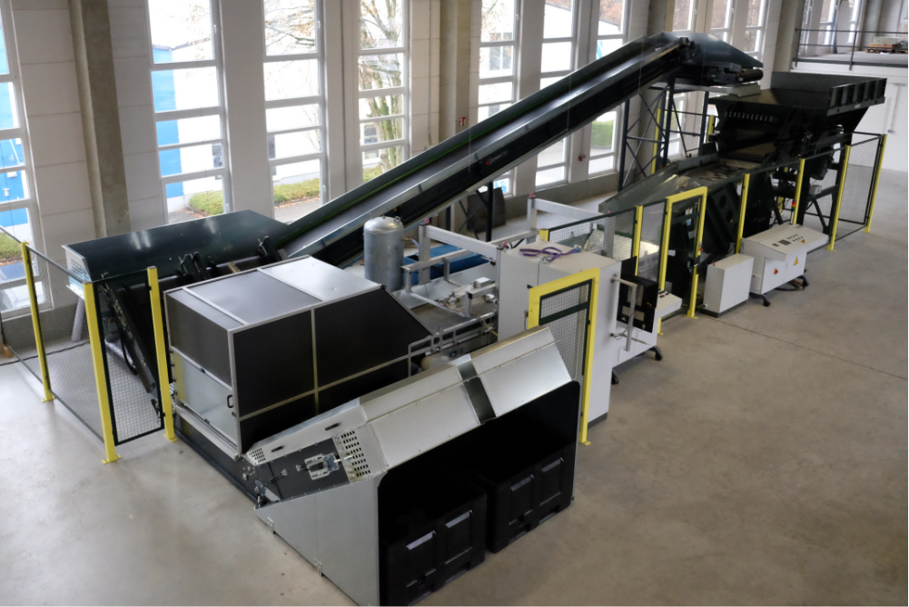 Sorting system in the technical center